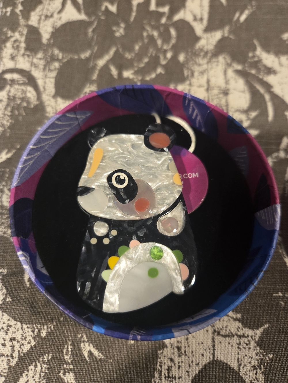 Erstwilder x Pete Cromer The Patient Panda   🐼  Brooch